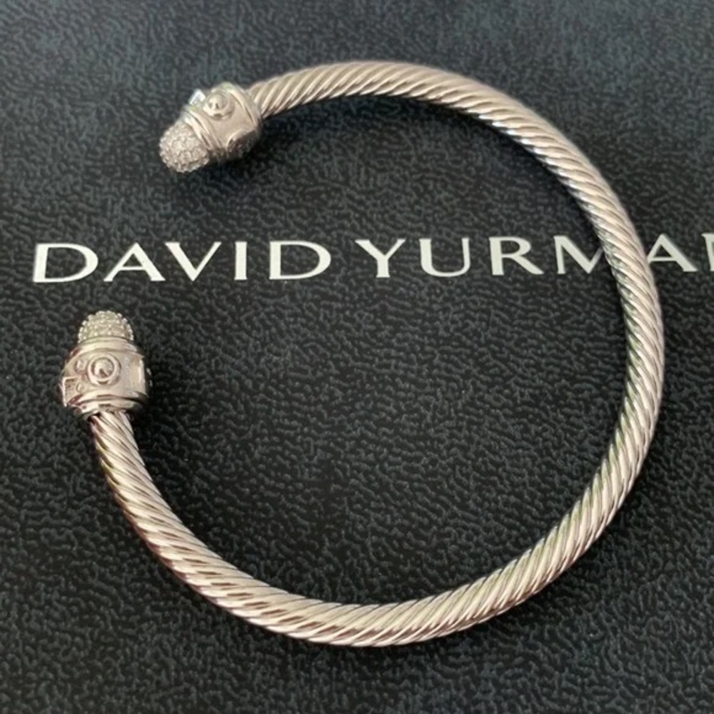 David Yurman Silver Cable Bracelet